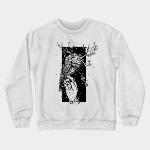 owl Crewneck Sweatshirt by rudoi